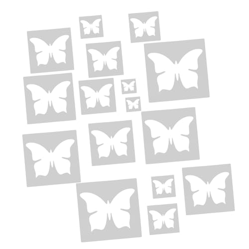 PartyKindom 16 Stück Teiliges Schmetterling Malschablonen Wiederverwendbar Vielseitige DIY Bastelvorlagen für Präzise Malvorlagen für Wand und Holzgestaltung Einfach Anzuwenden Kreative PartyKindom 16 Stück Teiliges Schmetterling Malschablonen Wiederverwendbar Vielseitige DIY Bastelvorlagen für Präzise Malvorlagen für Wand und Holzgestaltung Einfach Anzuwenden Kreative von PartyKindom