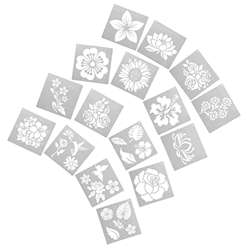 PartyKindom 16 Teilige Malvorlage Hochzeitspflanze Für Malschablonen Wiederverwendbare Blumenschablonen Große Wandschablonen Vorlagen Blätter Zeichnung Willkommen Scrapbook PartyKindom 16 Teilige Malvorlage Hochzeitspflanze Für Malschablonen Wiederverwendbare Blumenschablonen Große Wandschablonen Vorlagen Blätter Zeichnung Willkommen Scrapbook von PartyKindom