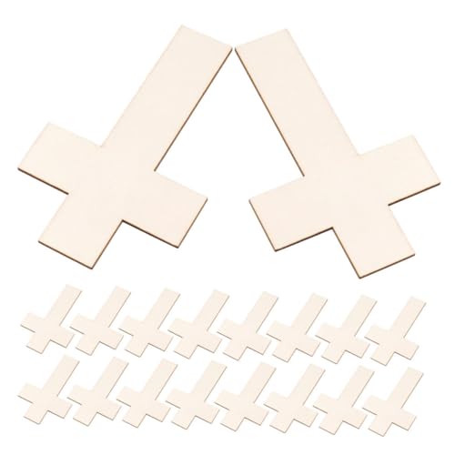PartyKindom 18 Stück Teiliges Holz Kreuz Unvollendete Holzstücke für DIY Kunsthandwerk Handbemalbare Christliche Ornamente für Weihnachts Kirchenfeiern Umweltfreundliche Heimdekoration PartyKindom 18 Stück Teiliges Holz Kreuz Unvollendete Holzstücke für DIY Kunsthandwerk Handbemalbare Christliche Ornamente für Weihnachts Kirchenfeiern Umweltfreundliche Heimdekoration von PartyKindom