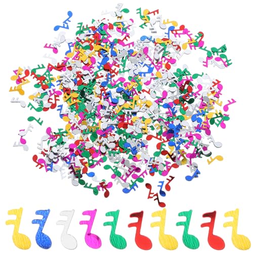 PartyKindom 1Packung Musiknoten Konfetti Streudeko Für Partys Hochzeiten Geburtstagsfeiern Und Babypartys Dekoration Für Musikliebhaber Und Feierlichkeiten von PartyKindom