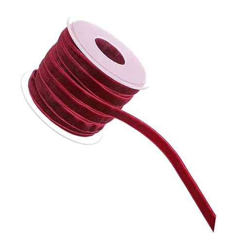PartyKindom 1Rolle Breites Samtband Weinrot Yards Dekoband für DIY Projekte und Bastelarbeiten Langlebiges Stoffband für Hochzeitsfeiern Partys und Geschenkverpackungen PartyKindom 1Rolle Breites Samtband Weinrot Yards Dekoband für DIY Projekte und Bastelarbeiten Langlebiges Stoffband für Hochzeitsfeiern Partys und Geschenkverpackungen von PartyKindom