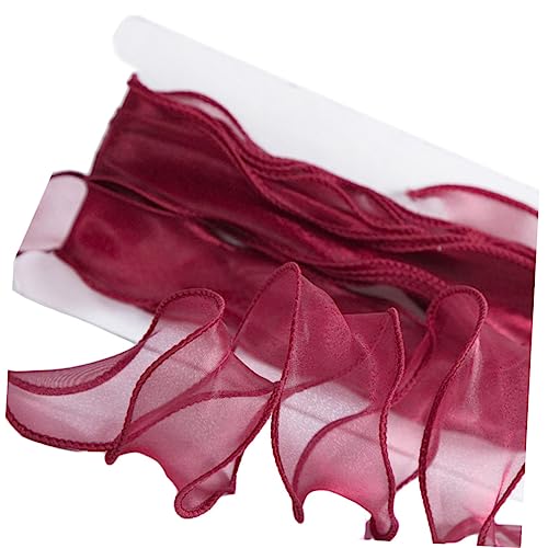 PartyKindom 1Rolle DIY Meerjungfrauenschwanz Garnband mit Goldrand Dekoband für Hochzeiten Festivals und Kreative Bastelprojekte von PartyKindom