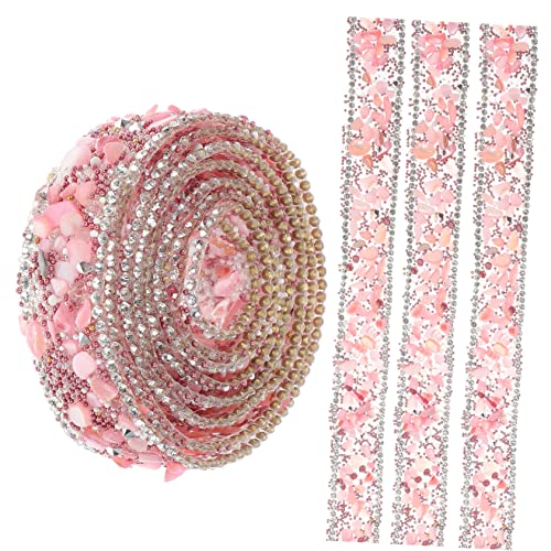 PartyKindom 1Rolle Kostümverkleidung Strassband Cuttable Plear für Kreative Dekoration Hochwertiges Zubehör für Kleidung Schuhe und Taschen DIY Schmuck Design PartyKindom 1Rolle Kostümverkleidung Strassband Cuttable Plear für Kreative Dekoration Hochwertiges Zubehör für Kleidung Schuhe und Taschen DIY Schmuck Design von PartyKindom