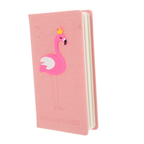PartyKindom 1Satz Flamingo Notizbuch Tragbarer Notizblock für Schule und Büro mit Stift für Kreative Köpfe und Notizen im Alltag Süßes Design als von PartyKindom
