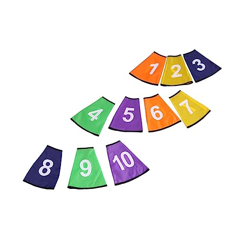 PartyKindom 1Satz Kegelabdeckungen für Fußballtraining Wiederverwendbare Marker Bunten Farben Platzsparend für Sport und Kreative Übungen PartyKindom 1Satz Kegelabdeckungen für Fußballtraining Wiederverwendbare Marker Bunten Farben Platzsparend für Sport und Kreative Übungen von PartyKindom