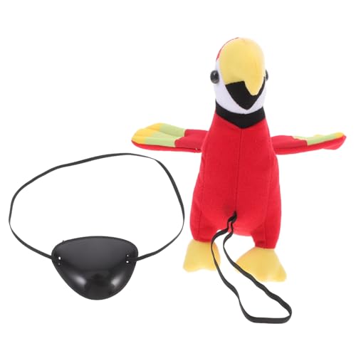 PartyKindom 1Satz Piraten Papagei der Schulter Elastisches Design für Halloween Kostüm Weiches Material für Hohen für Cosplay und Mottopartys Teiliges von PartyKindom