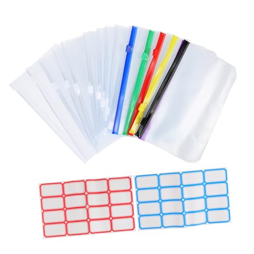 PartyKindom 1Satz Reißverschluss Budgettaschen Transparente Beutel Farbige Taschen Fächer Aufkleber für Quittungen Reisen Büroorganisation PartyKindom 1Satz Reißverschluss Budgettaschen Transparente Beutel Farbige Taschen Fächer Aufkleber für Quittungen Reisen Büroorganisation von PartyKindom