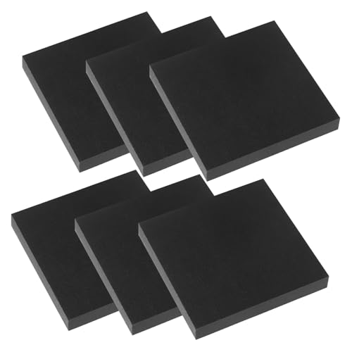 PartyKindom 1Satz Selbstklebende Schwarze Haftnotizen Memo Pads für Büro Schule und Zuhause Weißem Stift für Wichtige Erinnerungen und Planung von PartyKindom