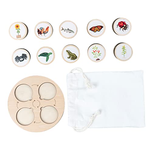 PartyKindom 1Satz Tierlebenszyklus Puzzle Bildungsspielzeug für Holzfiguren zur Kognitiven Entwicklung für Schule und Zuhause Lehrreiche Modelle für Kreatives und Lernen PartyKindom 1Satz Tierlebenszyklus Puzzle Bildungsspielzeug für Holzfiguren zur Kognitiven Entwicklung für Schule und Zuhause Lehrreiche Modelle für Kreatives und Lernen von PartyKindom