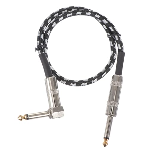 PartyKindom 1Stück Bequemes Gitarre Verbindungskabel Hochwertiges Audiokabel mit Design für Instrumente für Gitarren und Bässe von PartyKindom