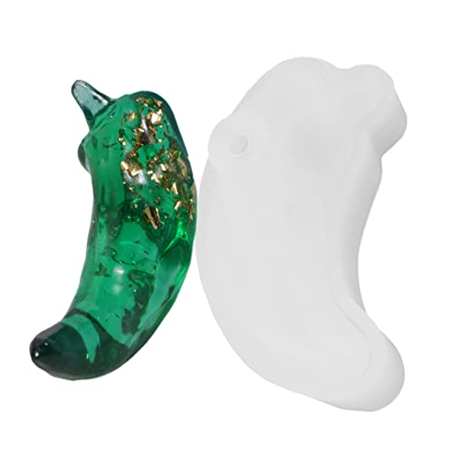 PartyKindom 1Stück DIY Silikonform Chili Gießform Tischdekoration für Bastelprojekte für Epoxidharz und Mehr Hochwertige Silikonform für Kunstwerke von PartyKindom
