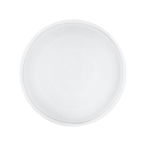 PartyKindom 1Stück DIY Silikonform für Runde Spiegelplatten Epoxidharz Gießform für Bastelprojekte Langlebig Wiederverwendbar für Untersetzer und Serviertabletts von PartyKindom