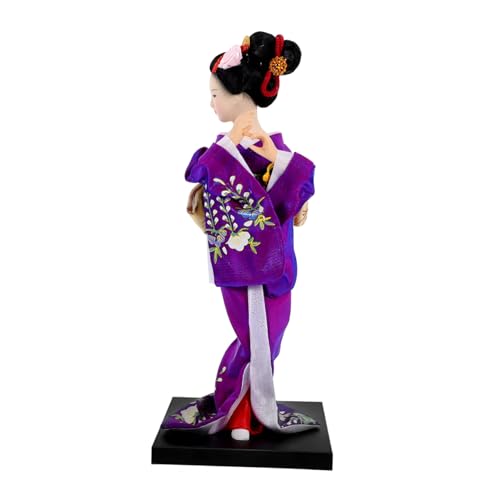 PartyKindom 1Stück Japanische Geisha Puppe im Kimono Hochwertige Desktop Dekoration für Büro Umweltfreundliches Kunsthandwerk Perfektes für Japanischer Kultur PartyKindom 1Stück Japanische Geisha Puppe im Kimono Hochwertige Desktop Dekoration für Büro Umweltfreundliches Kunsthandwerk Perfektes für Japanischer Kultur von PartyKindom