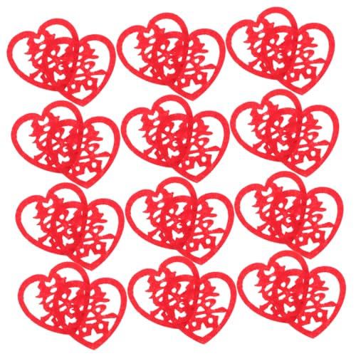 PartyKindom 1Tasche Hochzeitsdeko Konfetti Mini Vlies Dekoration für Kreatives Chinesisches Wortdesign Fröhliche Party Supplies für Hochzeitsfeiern PartyKindom 1Tasche Hochzeitsdeko Konfetti Mini Vlies Dekoration für Kreatives Chinesisches Wortdesign Fröhliche Party Supplies für Hochzeitsfeiern von PartyKindom