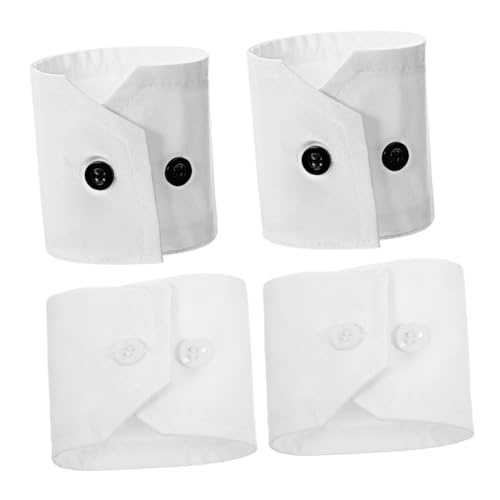 PartyKindom 2 Paar Dekorative Damenmanschetten Abnehmbare Blusenärmel Weiß Einzigartige Accessoires für Outfits für Partys und Besondere Anlässe PartyKindom 2 Paar Dekorative Damenmanschetten Abnehmbare Blusenärmel Weiß Einzigartige Accessoires für Outfits für Partys und Besondere Anlässe von PartyKindom