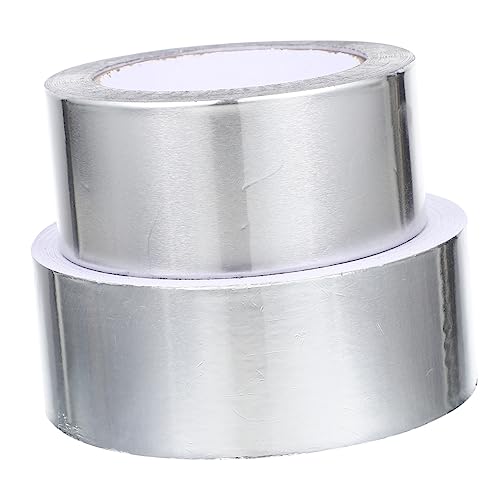 PartyKindom 2 Rollen Aluminium Folienband Set Hitzebeständiges und Wasserdichtes Klebeband für Küchenreparaturen und Abdichtungen und Breit und Vielseitig Einsetzbar für und Schutz PartyKindom 2 Rollen Aluminium Folienband Set Hitzebeständiges und Wasserdichtes Klebeband für Küchenreparaturen und Abdichtungen und Breit und Vielseitig Einsetzbar für und Schutz von PartyKindom