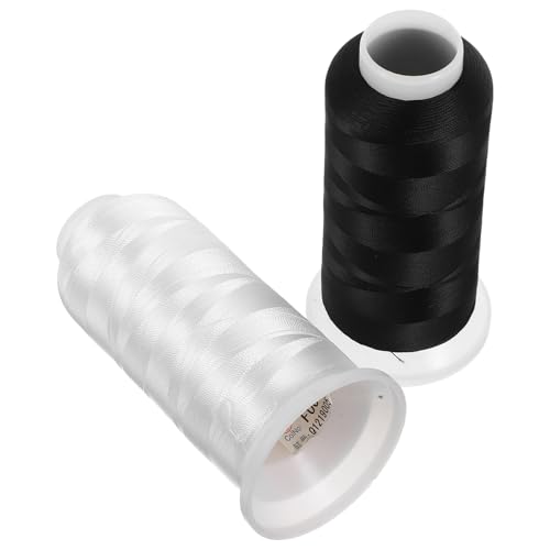 PartyKindom 2 Rollen Hochgeschwindigkeits Polyester Stickgarn für Nähmaschinen für Vielseitige Stoffe und Effizientes Sticken PartyKindom 2 Rollen Hochgeschwindigkeits Polyester Stickgarn für Nähmaschinen für Vielseitige Stoffe und Effizientes Sticken von PartyKindom