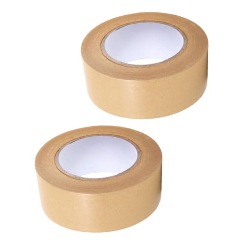 PartyKindom 2 Rollen Multi Funktions Klebeband aus Kraftpapier Wasserdichtes Verpackungsband für Kartons Versenden und Verpacken von Haushaltsgegenständen von PartyKindom