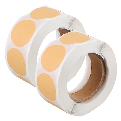 PartyKindom 2 Rollen Runde Selbstklebende Etikettenaufkleber pro Blanko Label Stickers für Flaschen Geschenke Aufbewahrung Beschriftbar und Vielseitig Einsetzbar PartyKindom 2 Rollen Runde Selbstklebende Etikettenaufkleber pro Blanko Label Stickers für Flaschen Geschenke Aufbewahrung Beschriftbar und Vielseitig Einsetzbar von PartyKindom