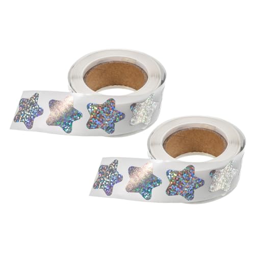 PartyKindom 2 Rollen Selbstklebende Glänzende Sternaufkleber für Pentagrammförmige Wasserfeste Dekosticker für Bastelprojekte Scrapbooking Geschenkverpackung und Belohnungssysteme PartyKindom 2 Rollen Selbstklebende Glänzende Sternaufkleber für Pentagrammförmige Wasserfeste Dekosticker für Bastelprojekte Scrapbooking Geschenkverpackung und Belohnungssysteme von PartyKindom