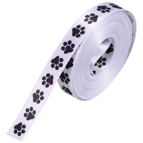 PartyKindom 2 Rollen Teiliges Geschenkband mit Hundepfoten motiv Breit Lang pro Langlebiges Polyesterband für Geschenkverpackung Bastelprojekte und DIY Dekorationen PartyKindom 2 Rollen Teiliges Geschenkband mit Hundepfoten motiv Breit Lang pro Langlebiges Polyesterband für Geschenkverpackung Bastelprojekte und DIY Dekorationen von PartyKindom