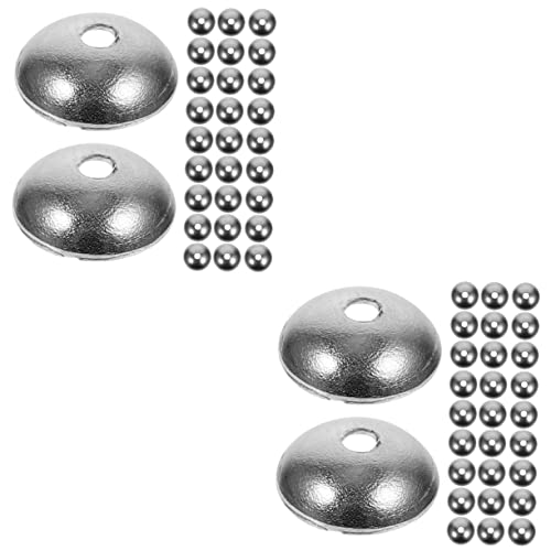 PartyKindom 2 Sätze Bead Caps Für Schmuckherstellung Spacer Caps Für Armbänder Und Diy Projekte Leicht Und Kompakt Für Einzigartigen Schmuck 200 Stück * 2 von PartyKindom