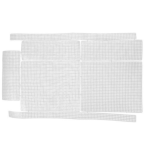 PartyKindom 2 Sätze DIY Kunststoffgeflecht Stricknetz Tasche Bastelplatten zum Zuschneiden für Individuelle Handtaschen Herstellung Crochet Bag Grid Sheets Mesh Plates PartyKindom 2 Sätze DIY Kunststoffgeflecht Stricknetz Tasche Bastelplatten zum Zuschneiden für Individuelle Handtaschen Herstellung Crochet Bag Grid Sheets Mesh Plates von PartyKindom