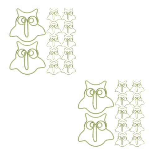 PartyKindom 2 Sätze Katzenohren Papierclips Niedliche Cartoon Büroklammern Aus Robustem Material Bürobedarf Für Notizen Fotos Und Dokumente Kreative Deko Für Büro Und 50 Stück * 2 von PartyKindom