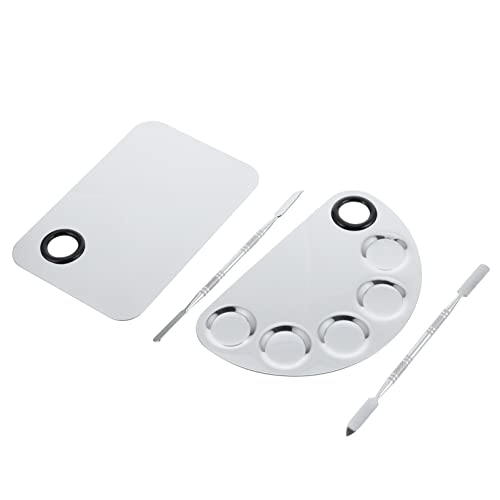 PartyKindom 2 Sätze Nagelkunst Mischpalette Teilig Langlebig Halbrund Quadratisch Leicht zu Reinigen für Make Up Künstler und Farbauftrag bei Kosmetik Vielseitig und Platzsparend PartyKindom 2 Sätze Nagelkunst Mischpalette Teilig Langlebig Halbrund Quadratisch Leicht zu Reinigen für Make Up Künstler und Farbauftrag bei Kosmetik Vielseitig und Platzsparend von PartyKindom