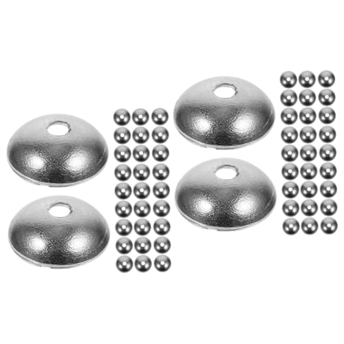 PartyKindom 2 Sätze Perlenkappen Für Diy Schmuckherstellung Spacer Perlenkappen Bastelzubehör Für Armbänder 200 Stück * 2 von PartyKindom