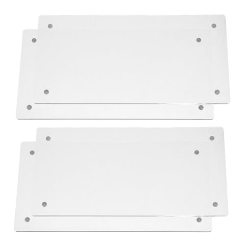 PartyKindom 2 Sets Rahmenloser Bilderrahmen Für Den Schreibtisch: Doppelseitiger Magnetischer Foto-displayrahmen Aus Acryl Für Familienreisen, Partys, Fotosouvenirs Und Kunstwerke, 10 X 20 Cm von PartyKindom