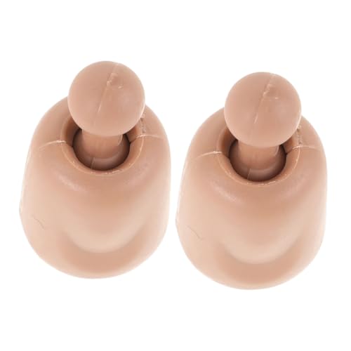 PartyKindom 2 Stück DIY Maßstab Puppenhals Adapter für Kopfverbindung Stabiler Hals Peg Joint für Bastelbedarf und Modellfiguren von PartyKindom