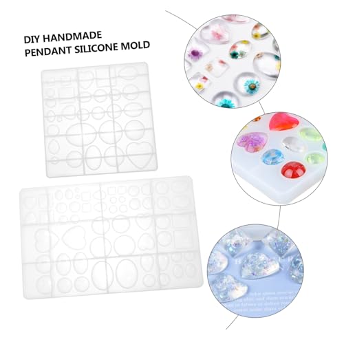 PartyKindom 2 Stück DIY Schmuck Cabochon Silikonform Teiliges Weiß Glatte Innenwände Wiederverwendbar Geeignet für Epoxidharz Gießen Ohrringe und Anhänger Schmuckherstellung Kinderfreundlich PartyKindom 2 Stück DIY Schmuck Cabochon Silikonform Teiliges Weiß Glatte Innenwände Wiederverwendbar Geeignet für Epoxidharz Gießen Ohrringe und Anhänger Schmuckherstellung Kinderfreundlich von PartyKindom
