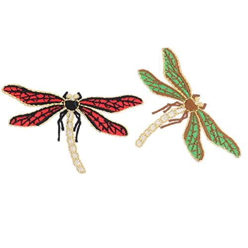 PartyKindom 2 Stück Drachenfliegen Stickerei Bügelpatches für Kleidung Applikationen zum Aufnähen und Dekorieren von Handwerken für Reparaturen und Kreative Projekte PartyKindom 2 Stück Drachenfliegen Stickerei Bügelpatches für Kleidung Applikationen zum Aufnähen und Dekorieren von Handwerken für Reparaturen und Kreative Projekte von PartyKindom