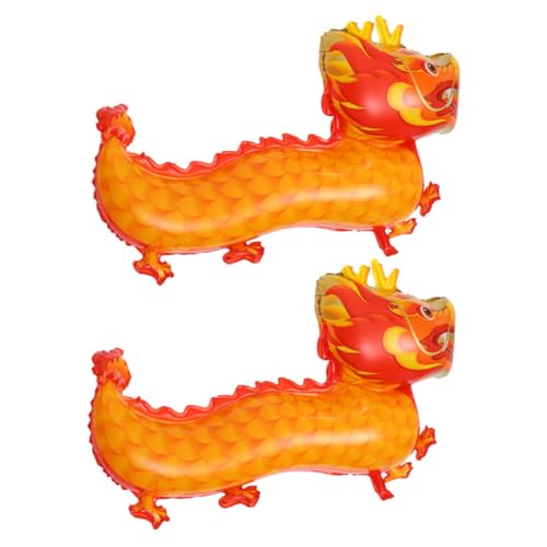 PartyKindom 2 Stück Dragon Ballons Chinesischer Drache Party Deko für Neujahrsfest Leuchtend Orange mit Lebhaftem Drachenmuster Vielseitig Hängbar und Wiederverwendbar für Frühlingsfest Feier PartyKindom 2 Stück Dragon Ballons Chinesischer Drache Party Deko für Neujahrsfest Leuchtend Orange mit Lebhaftem Drachenmuster Vielseitig Hängbar und Wiederverwendbar für Frühlingsfest Feier von PartyKindom