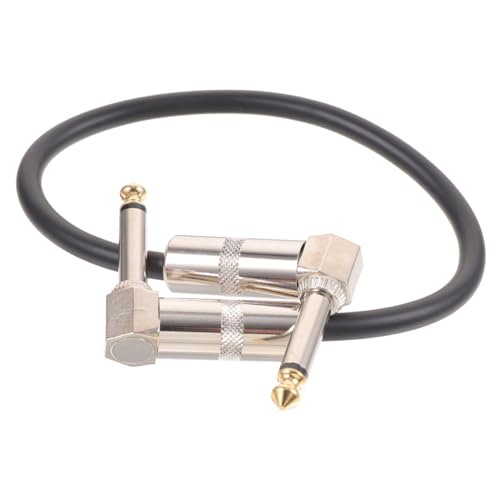 PartyKindom 2 Stück Elektrische Gitarren Patchkabel Silber Flaches Effektgerät Verbindungskabel für Gitarre und Bass Hochwertiges Langlebiges Gitarrenpedal Kabel mit Starker Abschirmung PartyKindom 2 Stück Elektrische Gitarren Patchkabel Silber Flaches Effektgerät Verbindungskabel für Gitarre und Bass Hochwertiges Langlebiges Gitarrenpedal Kabel mit Starker Abschirmung von PartyKindom