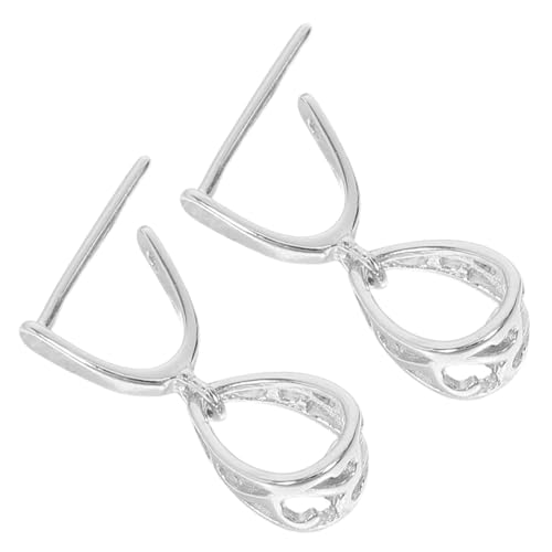 PartyKindom 2 Stück Halskette Anhängerverschluss Silber Halskette Verschluss Silberverschluss Anhängerverschluss für Silver PartyKindom 2 Stück Halskette Anhängerverschluss Silber Halskette Verschluss Silberverschluss Anhängerverschluss für Silver von PartyKindom