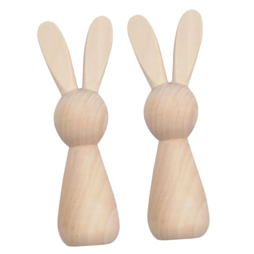 PartyKindom 2 Stück Hasenschmuck Aus Holz Mini Unvollendete Figur Kaninchenhasen Ohren Kaninchen- Hasen Dekorationen Party Süße Kaninchen-wandkunst Bunnies Graffiti-puppen PartyKindom 2 Stück Hasenschmuck Aus Holz Mini Unvollendete Figur Kaninchenhasen Ohren Kaninchen- Hasen Dekorationen Party Süße Kaninchen-wandkunst Bunnies Graffiti-puppen von PartyKindom