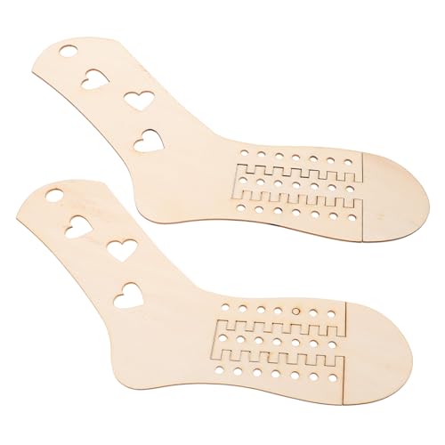 PartyKindom 2 Stück Holzsockenblocker DIY Strickwerkzeug für Handgestrickte Socken Stabile Holzmodelle mit Glatter Oberfläche Formstabil Platzsparend zum Formen und Trocknen Gestrickter PartyKindom 2 Stück Holzsockenblocker DIY Strickwerkzeug für Handgestrickte Socken Stabile Holzmodelle mit Glatter Oberfläche Formstabil Platzsparend zum Formen und Trocknen Gestrickter von PartyKindom