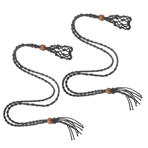 PartyKindom 2 Stück Kristall Halskette Steinkäfig-halskette Handgewebte Halskette Schmuckschnur Selber Machen Halskette Aus Steinen Selber Machen Kristallkäfigschmuck Baumwollfaden Black PartyKindom 2 Stück Kristall Halskette Steinkäfig-halskette Handgewebte Halskette Schmuckschnur Selber Machen Halskette Aus Steinen Selber Machen Kristallkäfigschmuck Baumwollfaden Black von PartyKindom
