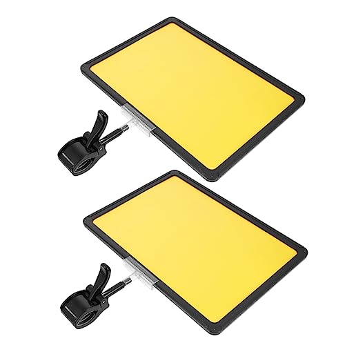 PartyKindom 2 Stück Preisetikettenhalter mit Clips Drehbare Schilderhalter für Preisgestaltung Werbung und Notizen für Supermärkte und Einzelhandel PartyKindom 2 Stück Preisetikettenhalter mit Clips Drehbare Schilderhalter für Preisgestaltung Werbung und Notizen für Supermärkte und Einzelhandel von PartyKindom
