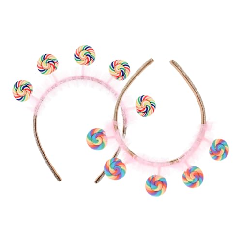 PartyKindom 2 Stück Prinzessin Lollipop Haarreif Cartoon Design für Themenpartys und Verkleidungen Aus Kunststoff Passend PartyKindom 2 Stück Prinzessin Lollipop Haarreif Cartoon Design für Themenpartys und Verkleidungen Aus Kunststoff Passend von PartyKindom