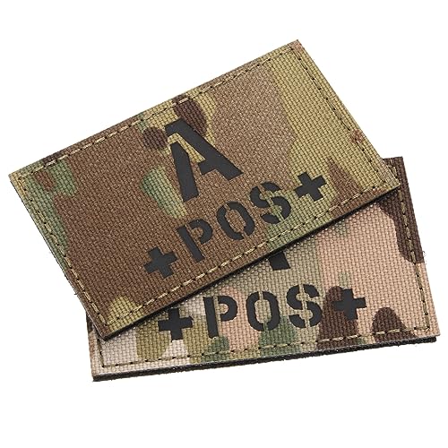PartyKindom 2 Stück Reflektierender Blutgruppen Aufnäher Camouflage Design für Taktische Kleidung Armband Ir Sichtbarkeit Notfall Bluttypkennzeichnung Praktische Einsatzpatches PartyKindom 2 Stück Reflektierender Blutgruppen Aufnäher Camouflage Design für Taktische Kleidung Armband Ir Sichtbarkeit Notfall Bluttypkennzeichnung Praktische Einsatzpatches von PartyKindom
