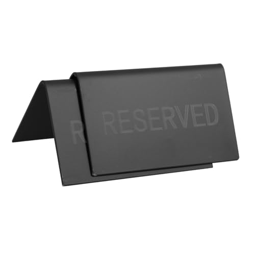 PartyKindom 2 Stück Reserved Schilder Dreieckige Tischreservierungsschilder Stabile Tischkarte für Hochzeit Restaurant Bankett Langlebig Modernes Design Benutzerfreundlich PartyKindom 2 Stück Reserved Schilder Dreieckige Tischreservierungsschilder Stabile Tischkarte für Hochzeit Restaurant Bankett Langlebig Modernes Design Benutzerfreundlich von PartyKindom