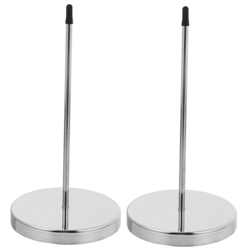 PartyKindom 2 Stück Restaurant Check Spindle aus Robustem Metall mit Rundem Sockel Stabiler Bonhalter für Büro und Einfacher Zusammenbau Praktischer Zettelhalter für Schreibtisch und Küche PartyKindom 2 Stück Restaurant Check Spindle aus Robustem Metall mit Rundem Sockel Stabiler Bonhalter für Büro und Einfacher Zusammenbau Praktischer Zettelhalter für Schreibtisch und Küche von PartyKindom