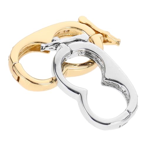 PartyKindom 2 Stück Schmuck mit Perlenschnalle Perlenverschluss Halskette kürzerer Verschluss Perlenkettenverschlüsse Anpassen Kettenverkürzer für Halskette Karabiner-Schmuckverschluss Kupfer PartyKindom 2 Stück Schmuck mit Perlenschnalle Perlenverschluss Halskette kürzerer Verschluss Perlenkettenverschlüsse Anpassen Kettenverkürzer für Halskette Karabiner-Schmuckverschluss Kupfer von PartyKindom