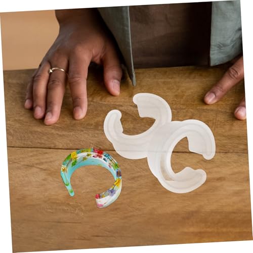PartyKindom 2 Stück Silikonform Armband Gießform Teilig Flexibel Langlebig DIY Armreif Form für Epoxidharz Schmuckherstellung Handgemacht Kreativgestaltung PartyKindom 2 Stück Silikonform Armband Gießform Teilig Flexibel Langlebig DIY Armreif Form für Epoxidharz Schmuckherstellung Handgemacht Kreativgestaltung von PartyKindom