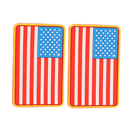PartyKindom 2 Stück Teiliges American Flag Patch DIY Aufnäher für Kleidung Rucksack Reparatur Abdeckung Leichter PVC Aufnäher mit für Jacken Schuhe Taschen PartyKindom 2 Stück Teiliges American Flag Patch DIY Aufnäher für Kleidung Rucksack Reparatur Abdeckung Leichter PVC Aufnäher mit für Jacken Schuhe Taschen von PartyKindom