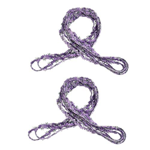 PartyKindom 2 Stück Teiliges Blumiges Spitzenband Buntes Spitzenband aus DIY Haaraccessoires Basteln Geschenkverpackung Kleidung Dekoration von PartyKindom