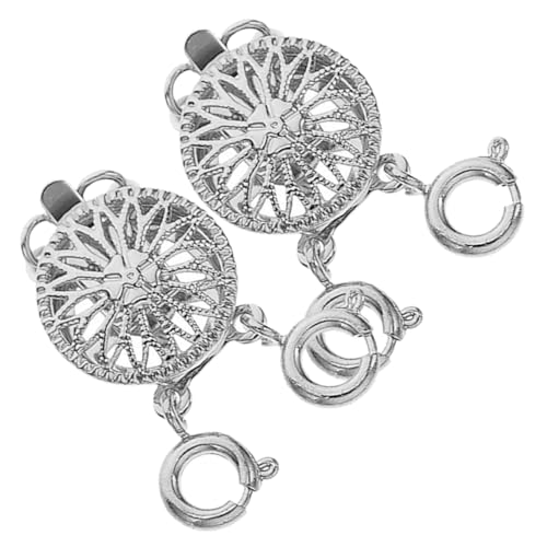 PartyKindom 2 Stück Teiliges Halskettentrenner aus Langlebiger Schmuckverbinder für Mehrschichtige Ketten Praktischer und Stilvoller Verschlussclip für DIY Schmuckherstellung PartyKindom 2 Stück Teiliges Halskettentrenner aus Langlebiger Schmuckverbinder für Mehrschichtige Ketten Praktischer und Stilvoller Verschlussclip für DIY Schmuckherstellung von PartyKindom